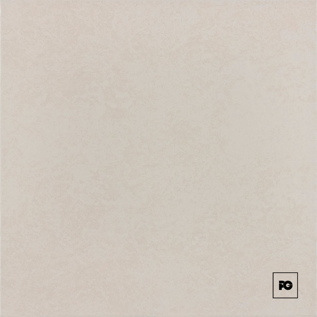 Piso cerámico color beige formato 45x45, modelo Alcala.