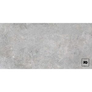Piso cerámico rectificado color gris formato 50x100, modelo Scanno.