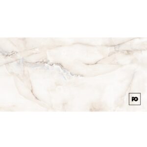 Modern bathroom with marble walls