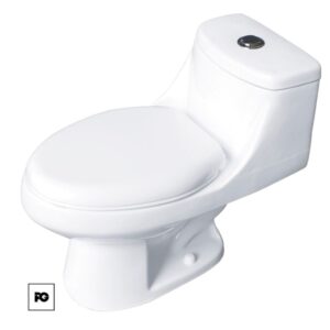 Sanitario One Piece cerámico color blanco, modelo Venus.