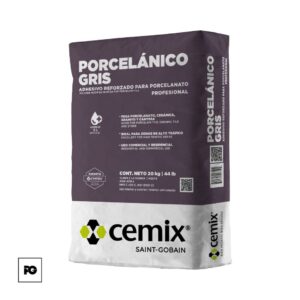 adhesivo porcelanico color gris 20k