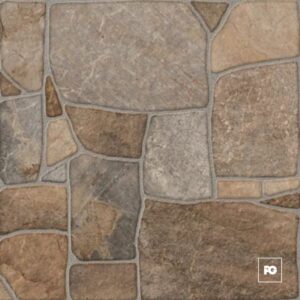 Piso Avalon color cafe tipo piedra 55x55